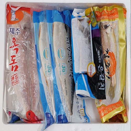 제주 옥돔(4미)&갈치(1마리)&고등어살(2개),참조기(5마리) 선물세트